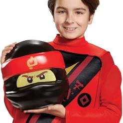 Lego Ninjago Movie Kai Classic Size L 10/12 Boys Costume Polyester Disguise Costumes
