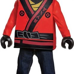 Lego Ninjago Movie Kai Classic Size L 10/12 Boys Costume Polyester Disguise Costumes
