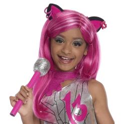 Rubie's Monster High Frights Camera Action Catty Noir Girls Wig Costume Accessory Costumes