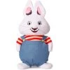 Action Figures Max And Ruby Max Rabbit Bunny Overalls Plush Doll Kids TV Show Figure Mighty Mojo