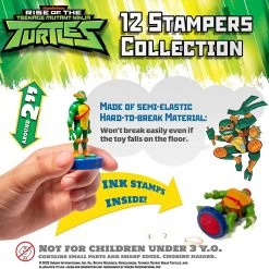 Action Figures Teenage Mutant Ninja Turtles Stamps 5pk Giant Raph Hamato Mikey Donnie Leo Figure PMI International