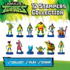 Action Figures Teenage Mutant Ninja Turtles Stamps 5pk Giant Raph Hamato Mikey Donnie Leo Figure PMI International
