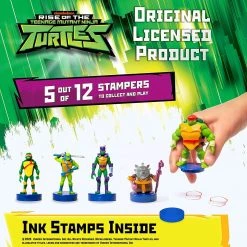 Action Figures Teenage Mutant Ninja Turtles Stamps 5pk Giant Raph Hamato Mikey Donnie Leo Figure PMI International