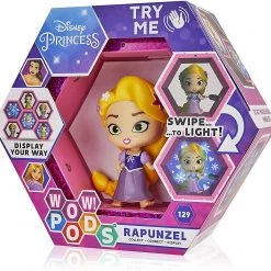 WOW Pods Disney Princess Rapunzel Swipe To Light Connect Figure Collectible Action Figures