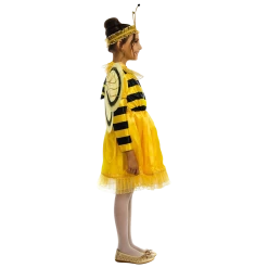 5 O'Reet Bumblebee Bee Girls Plush Animal Costume Dress-Up Play Kids - X-Small