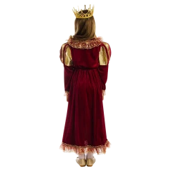 5 O'Reet British Royal Queen Elizabeth Girls Plush Costume Dress-Up Play Kids - X-Small Costumes