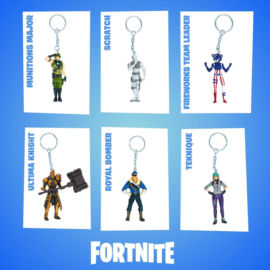 Fortnite Battle Royale Keychains 12pk Collectible Deluxe Box Character Figures PMI International 7 Fortnite Battle Royale Keychains 12pk Collectible Deluxe Box Character Figures PMI International