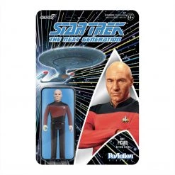 Action Figures Star Trek The Next Generation Captain Picard TNG Patrick Stewart ReAction Figure Super7