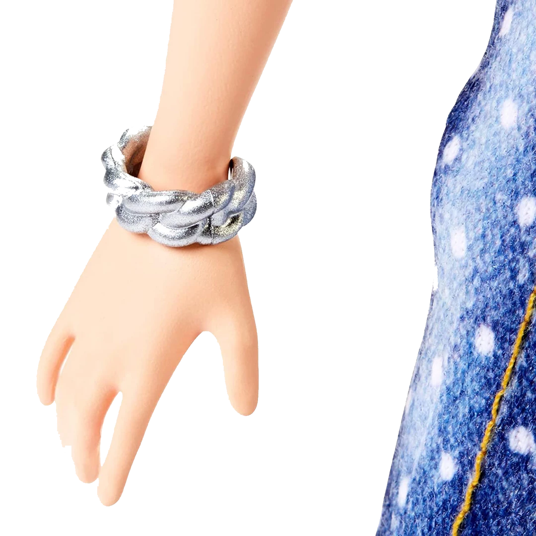 Mattel Barbie Fashionistas Girl Doll Petite Green Mohawk Denim Overalls Figure 7 Mattel Barbie Fashionistas Girl Doll Petite Green Mohawk Denim Overalls Figure