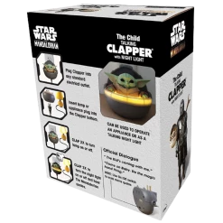 NECA Star Wars Mandalorian The Child Night Light Baby Yoda Talking Clapper Wireless