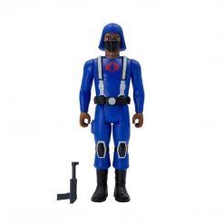 G.I. Joe African American Cobra Trooper H-Back Infantry Soldier Villian Animated Figure Super7 Action Figures