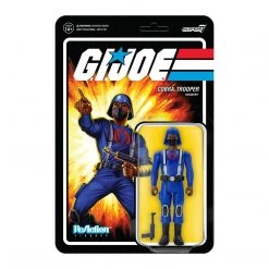 G.I. Joe African American Cobra Trooper H-Back Infantry Soldier Villian Animated Figure Super7 Action Figures