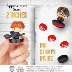 Action Figures Harry Potter Stampers 5pk Characters On Broom Party Favor Figures PMI International