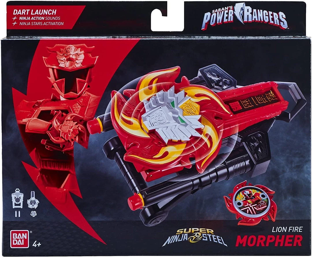 Power Ranger Lion Fire Battle Morpher DX Super Ninja Steel Blaster Bandai 4 Power Ranger Lion Fire Battle Morpher DX Super Ninja Steel Blaster Bandai