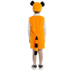 5 O'Reet Bengal Tiger Animal Boys Plush Costume Dress-Up Play Kids - X-Small