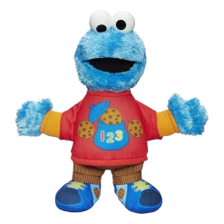 Hasbro Playskool Sesame Street Talking 123 Cookie Monster Plush Counts Sings Plush Toys