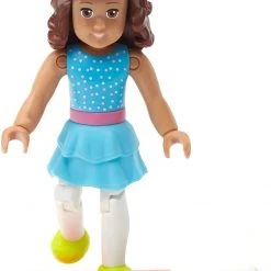 Action Figures Mega Construx American Girl Blue Confetti Series 2 Mini Figure DXW96
