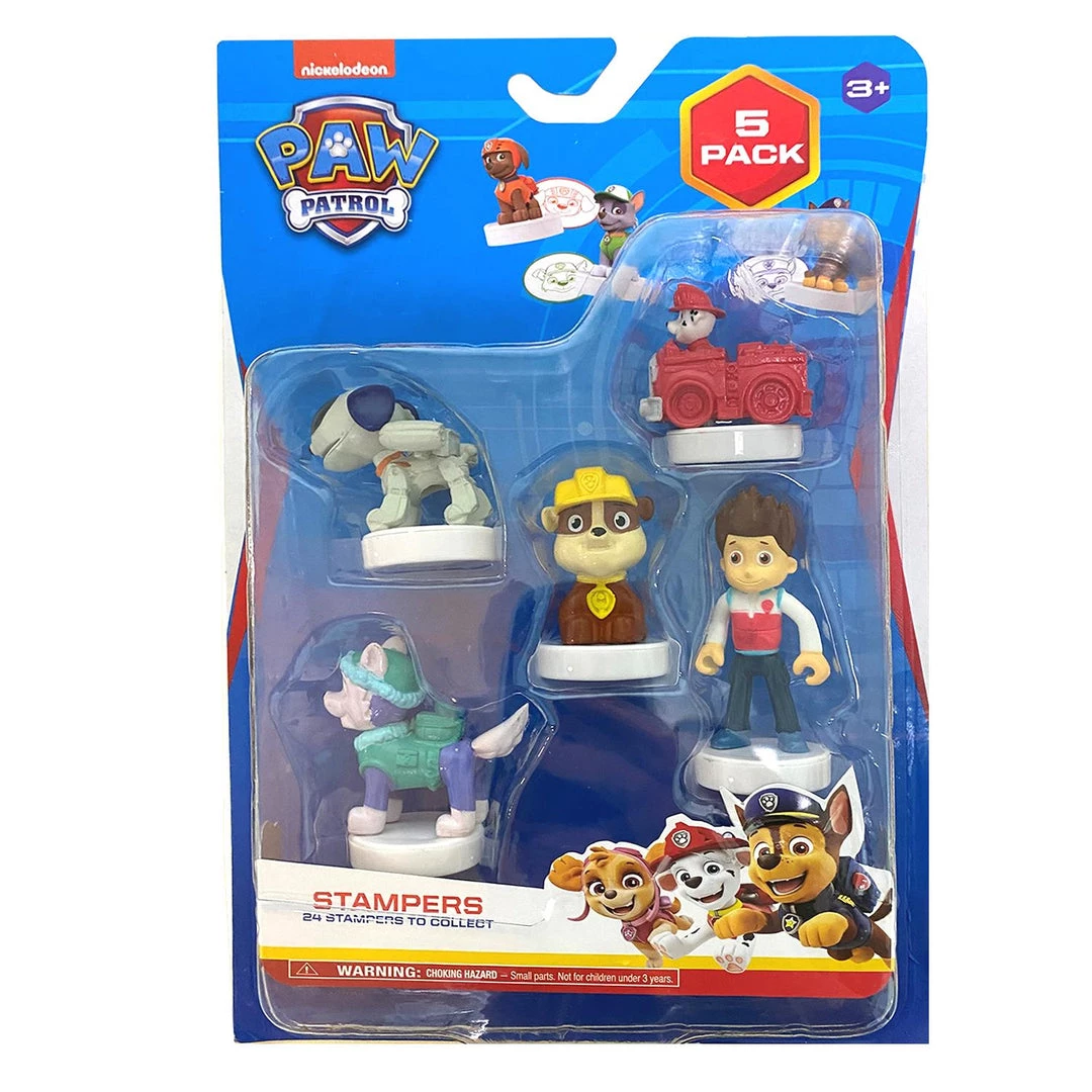 PAW Patrol Stampers 5pk Robo-Dog Everest Marshall Firetruck Ryder Figures PMI International 4 PAW Patrol Stampers 5pk Robo-Dog Everest Marshall Firetruck Ryder Figures PMI International