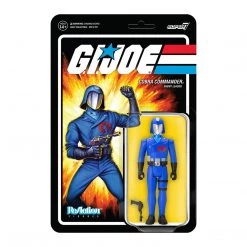 Action Figures G.I. Joe Cobra Commander Enemy Leader Helmet TV Show Figure Super7