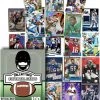 Football Trading Collector Cards 100ct Mix All-star Players Rookies Set Mighty Mojo Card Games