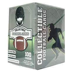 Football Trading Collector Cards 100ct Mix All-star Players Rookies Set Mighty Mojo Card Games