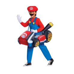 Disguise Nintendo Super Mario Bros Mario Kart Inflatable Boys Kids Costume Licensed - O/S 8 Disguise Nintendo Super Mario Bros Mario Kart Inflatable Boys Kids Costume Licensed - O/S