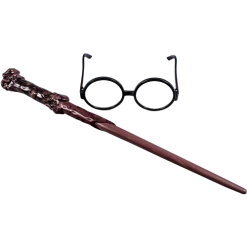 Disguise Harry Potter Wand And Glasses Kit Kids Costume Accessory Set