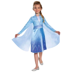 Disney Frozen 2 Elsa Classic Girls Licensed Costume Disguise Size - X-Small (3T/4T) Costumes