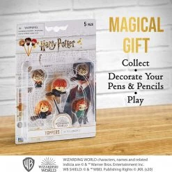 Harry Potter Pencil Toppers 5pk Characters On Broom Party Favor Figures PMI International Action Figures
