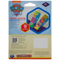 LogoPeg Paw Patrol Hello Sunshine Beach Towel Clips Nickelodeon Summer Bag Secure Chair