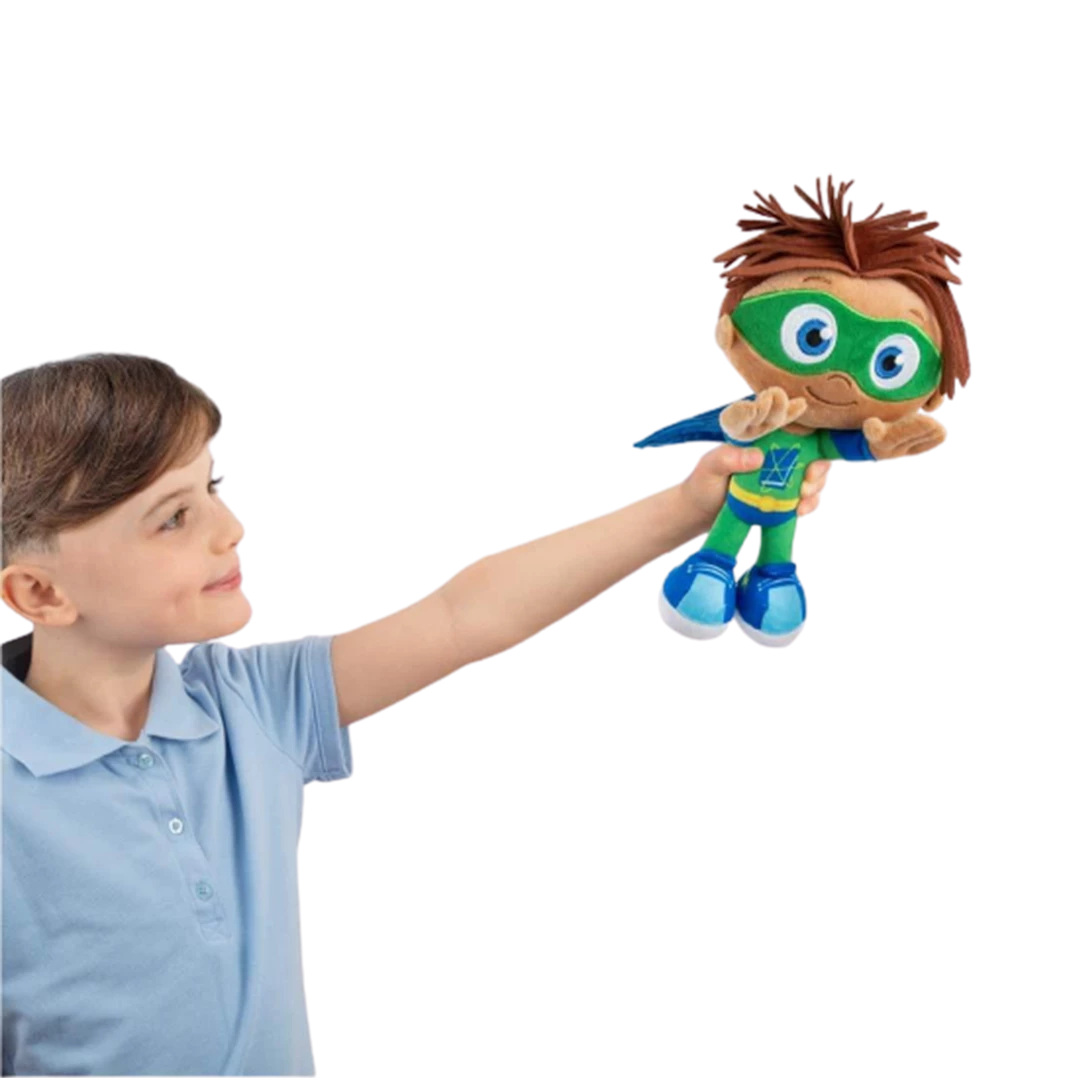 Mighty Mojo Super Why! Plush Whyatt Beanstall Doll Wyatt Green Willy Super Readers Licensed 8 Mighty Mojo Super Why! Plush Whyatt Beanstall Doll Wyatt Green Willy Super Readers Licensed