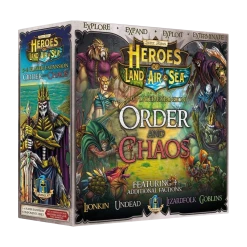 Gamelyn Board Games Heroes Of Land Air & Sea: Order & Chaos Expansion Board Game Unpainted