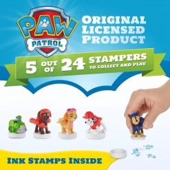 PAW Patrol Stampers 5pk Rocky Recycle Truck Marshall Skye Chase Figures PMI International