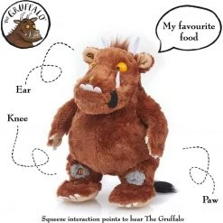 Plush Toys The Gruffalo Interactive Plush Talking 12" Official Julia Donaldson Soft Toy WOW! Stuff