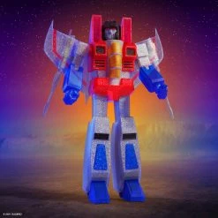 Action Figures Transformers Ultimates Ghost Of Starscream Glitter Translucent G1 Cartoon Figure Super7