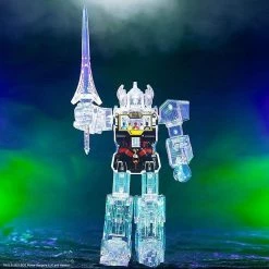 Super7 Power Rangers Super Cyborg Clear Megazord Mighty Morphin X-Ray MMPR Figure Action Figures