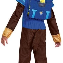 Paw Patrol Chase Deluxe Boys Size L 4/6 Character Outfit Costume Disguise Costumes