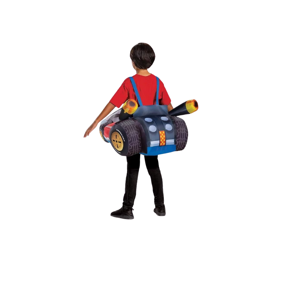 Disguise Nintendo Super Mario Bros Mario Kart Inflatable Boys Kids Costume Licensed - O/S 3 Disguise Nintendo Super Mario Bros Mario Kart Inflatable Boys Kids Costume Licensed - O/S