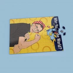 Ruth Bader Ginsberg RBG Jigsaw Puzzle 500pcs Women In Power Illustration Design All Ages Mighty Mojo Puzzles