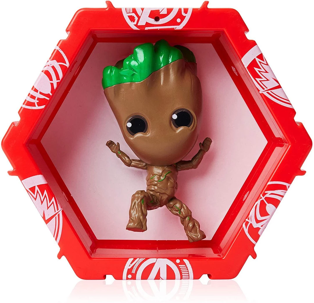 WOW Pods Marvel Avengers Groot Swipe Light-Up Connect Figure Collectible Action Figures 4 WOW Pods Marvel Avengers Groot Swipe Light-Up Connect Figure Collectible Action Figures