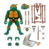 Action Figures Teenage Mutant Ninja Turtles Ultimates Michelangelo Wave 3 TMNT Figure Nunchucks Super7