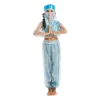 5 O'Reet Costumes Magical Harem Jasmine Princess Girls Blue Costume Carnival Dress-Up Play - Small