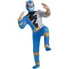 Costumes Power Rangers Dino Fury Blue Ranger Boys Size M 7/8 Muscle Classic Costume Disguise