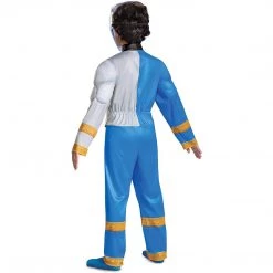 Costumes Power Rangers Dino Fury Blue Ranger Boys Size M 7/8 Muscle Classic Costume Disguise