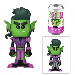 Funko Soda Teen Titans Metal Beast Boy Limited Vinyl Figure Action Figures