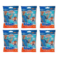 UCC Action Figures Blippi Squishy Figure 6-Pack Series 1 Random Bundle