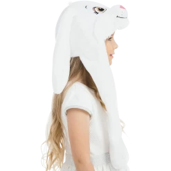 5 O'Reet White Bunny Plush Headpiece Kids Dress-Up Play Accessory Hat Animal 12 5 O'Reet White Bunny Plush Headpiece Kids Dress-Up Play Accessory Hat Animal