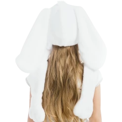 5 O'Reet White Bunny Plush Headpiece Kids Dress-Up Play Accessory Hat Animal 14 5 O'Reet White Bunny Plush Headpiece Kids Dress-Up Play Accessory Hat Animal