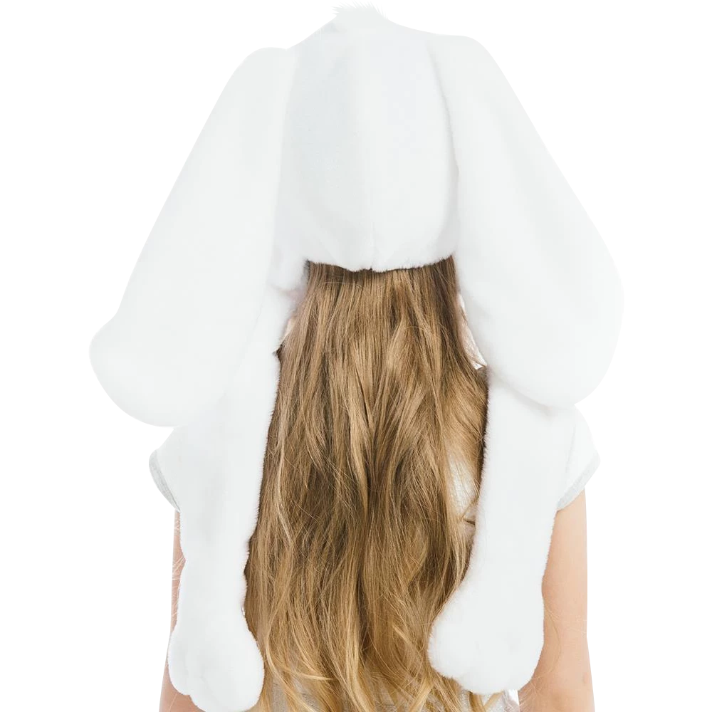 5 O'Reet White Bunny Plush Headpiece Kids Dress-Up Play Accessory Hat Animal 8 5 O'Reet White Bunny Plush Headpiece Kids Dress-Up Play Accessory Hat Animal