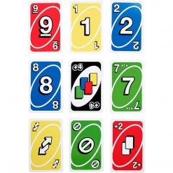 Uno Showdown Matching Interactive Quickdraw Card Game Family Fun Mattel Card Games